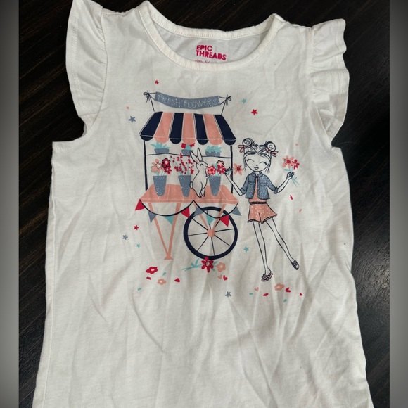 Girls glitter top 6x - Picture 2 of 6